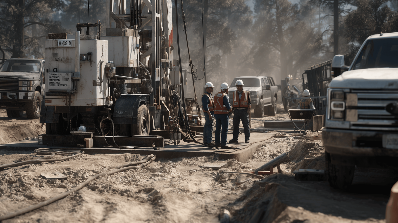 Well Drilling Services background image